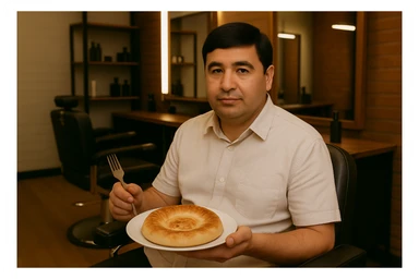 birinchidagi odamni yuziga 2 rasmdagi odamga juda uxshatib chizib bergin xuddu shunday non yen utirganini sticker