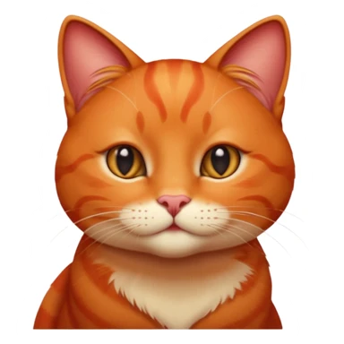 Kärleksfull pussandehelröd katt sticker