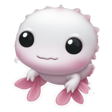 axolotl sanrio sticker