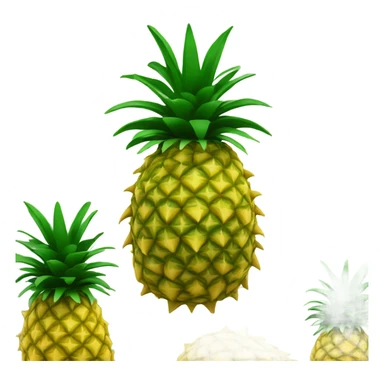 Pineapples upside down sticker