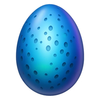 blue dragon egg sticker