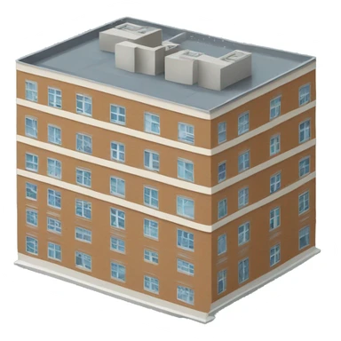 multi-storey residential building sticker