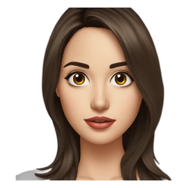 Ana de armas brunette sticker