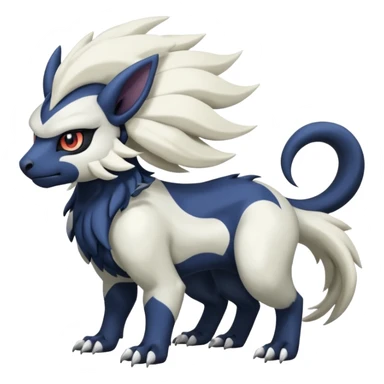Samurott-Absol-Fakémon-hybrid-creature (full body)  sticker