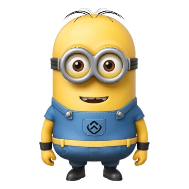 Despicable 4 character mega minion  sticker