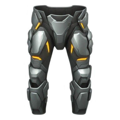 futuristic armored Omega Energy pants sticker