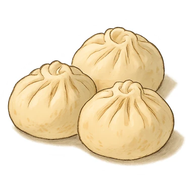 ghibli style dumplings sticker
