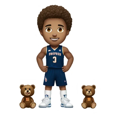 Bryce Young player with bear sticker