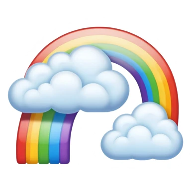Cloud Rainbow sticker