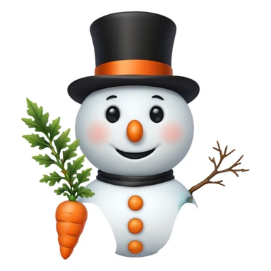 Snowman sticker