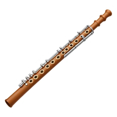 wooden flute sticker