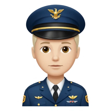 make a big, white, natural, slightly older US soldier sticker