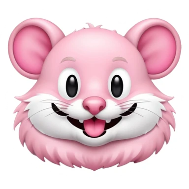 Crea una imagen de un ratón 🐭como ese riéndose como aquí 🤣 donde aparezcan las lágrimas de risa. sticker