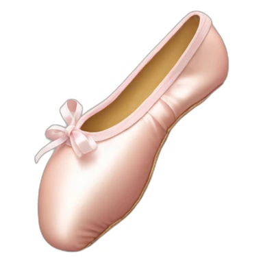 A pointe shoe sticker