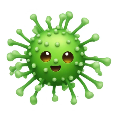 Cute Varicella zoster virus sticker