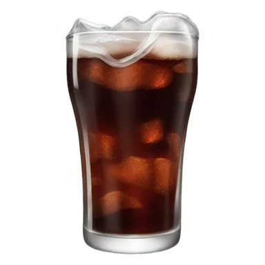 glass of coke sticker