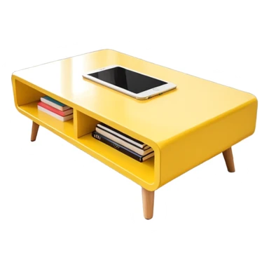 yellow coffe table
 sticker