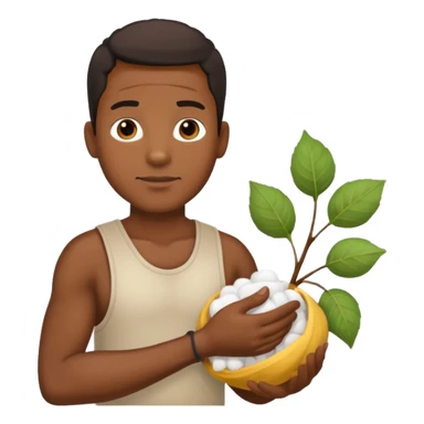 black man picking cotton sticker