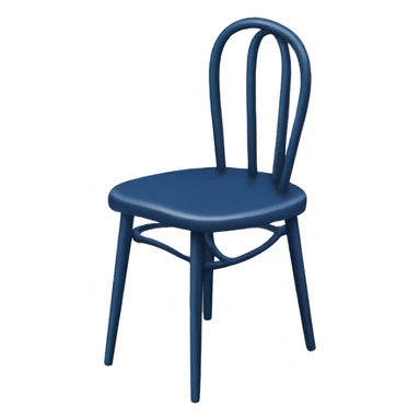 dark blue hairpin chair sticker