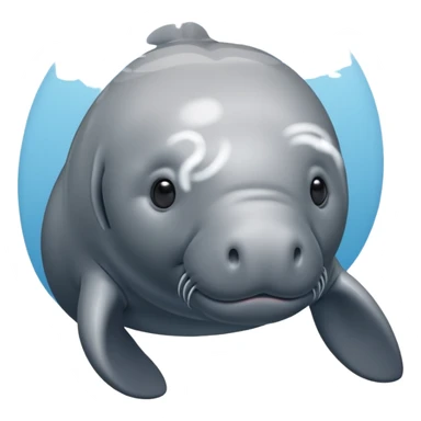 Manatee sticker