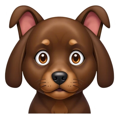 evil dog plotting  sticker