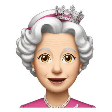 Elizabeth II sticker