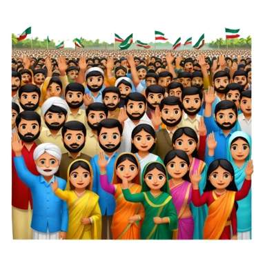 Kerala election sticker