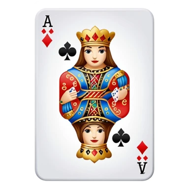 poker Jack Card single card  sticker
