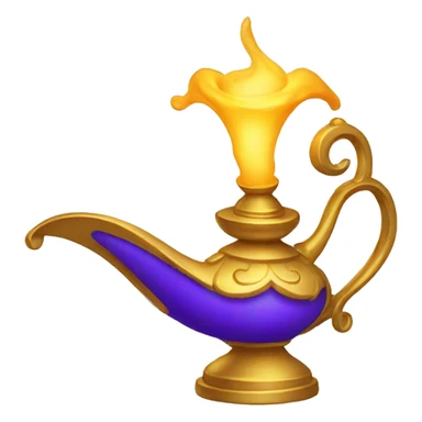 genie lamp sticker