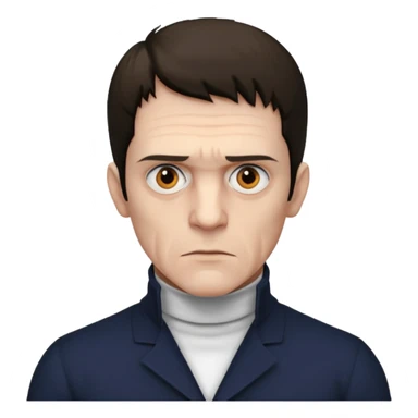 dr victor frankenstein white turtleneck  sticker