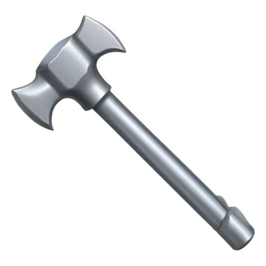 simple wall nail, slightly bent as if hit by a hammer sticker