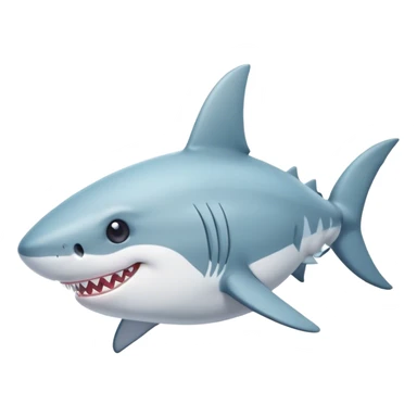 Cute shark with bow tie sticker