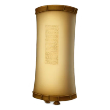 Torah scroll sticker
