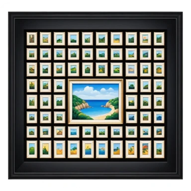 Auction paintings sticker