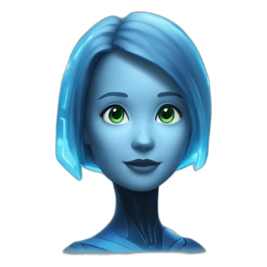cortana hologram sticker