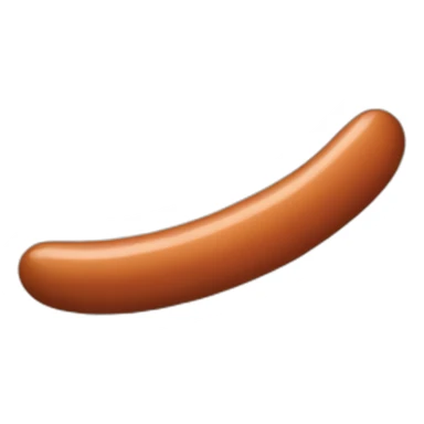 A flying sausage sticker