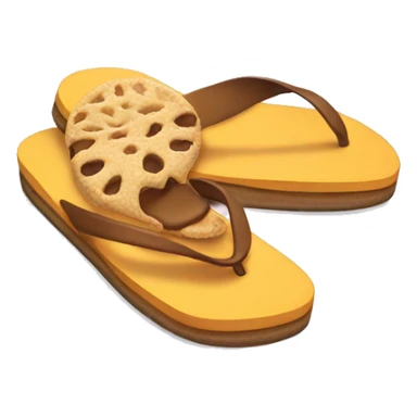 flip flop eating chee sticker