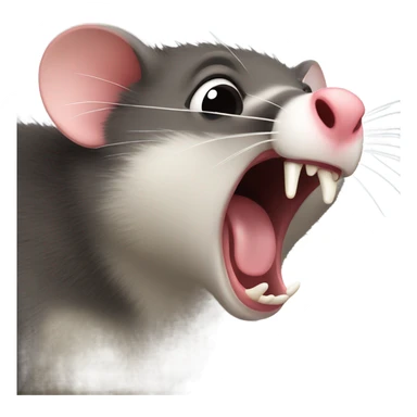 Possum screaming  sticker
