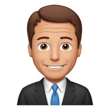 Create an emoji of Epstein waving to the camera in Family Guy style but make it especially like Epstein and not like all old guys sticker