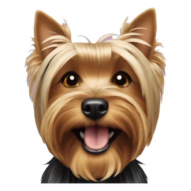 The Yorkshire Terrier Standard grins sticker