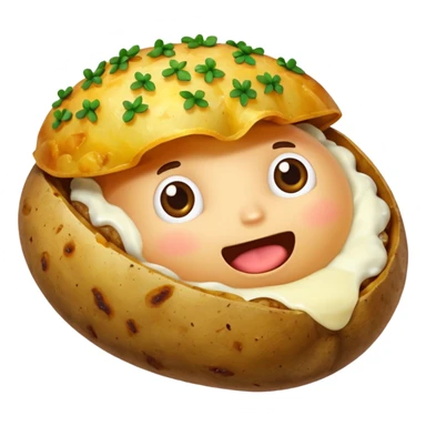 batata recheada sticker