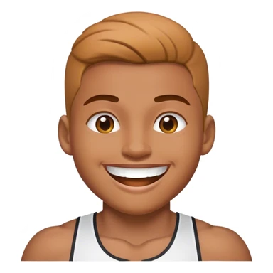 Strahlen sportlich  sticker