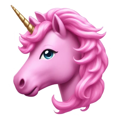 Pink unicorn sticker