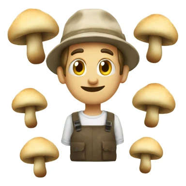 Time showing 8:36 with mushrooms trip sticker