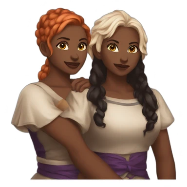 arcane vi and kaitlyn lesbian romance couple sticker