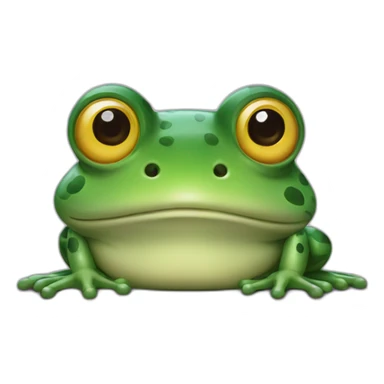 desginer frog sticker