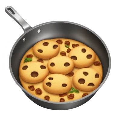 food in pan sticker