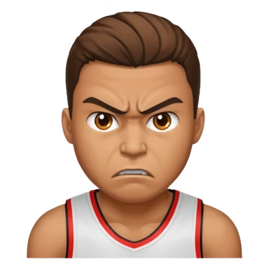 basketball player angry sticker