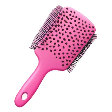 Pink hairbrush  sticker
