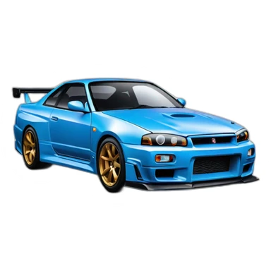 Nissan skyline gt34 sticker